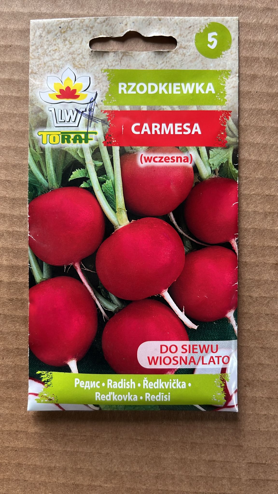 Semințe de ridichi CARMESA, 10 g, Toraf