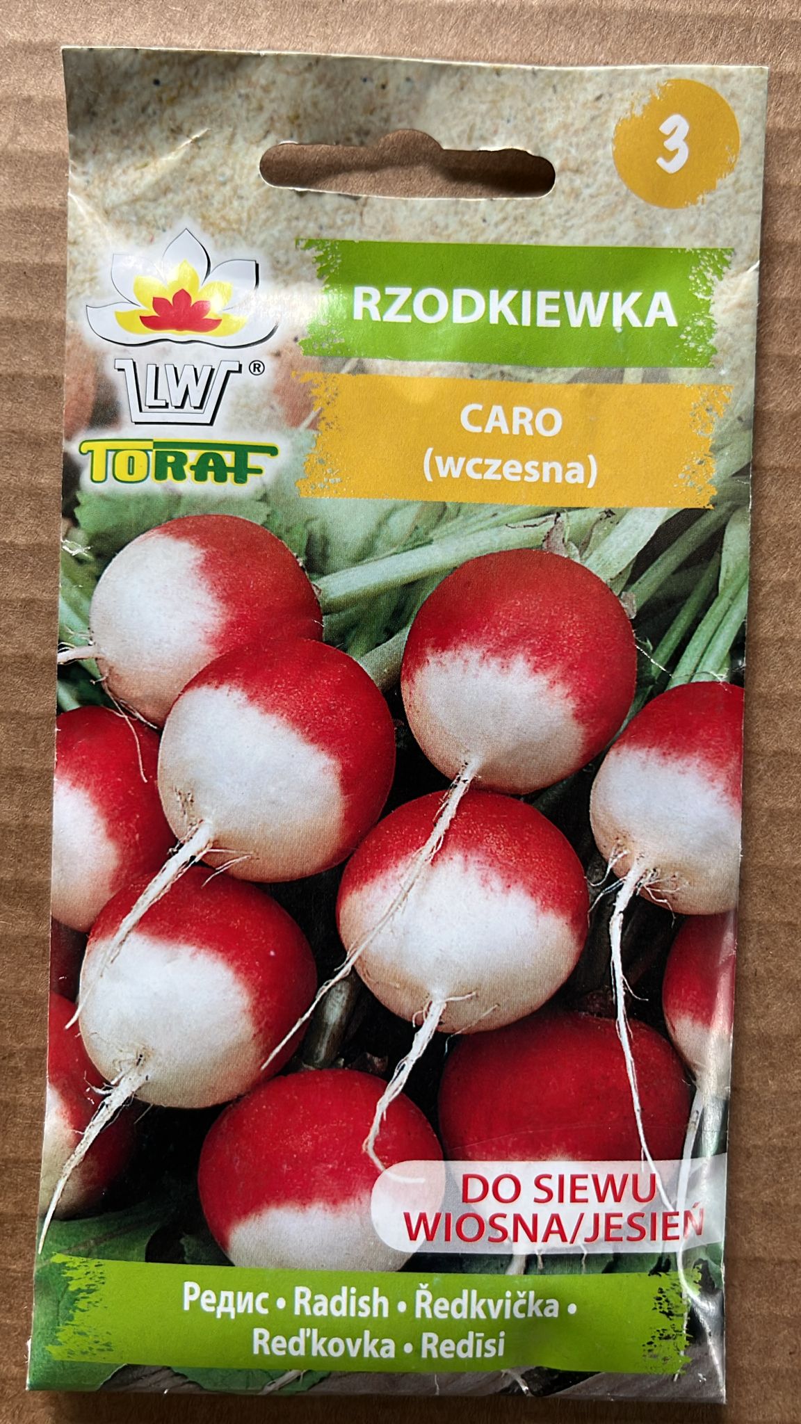 Semințe de ridichi CARO, 10 g, Toraf