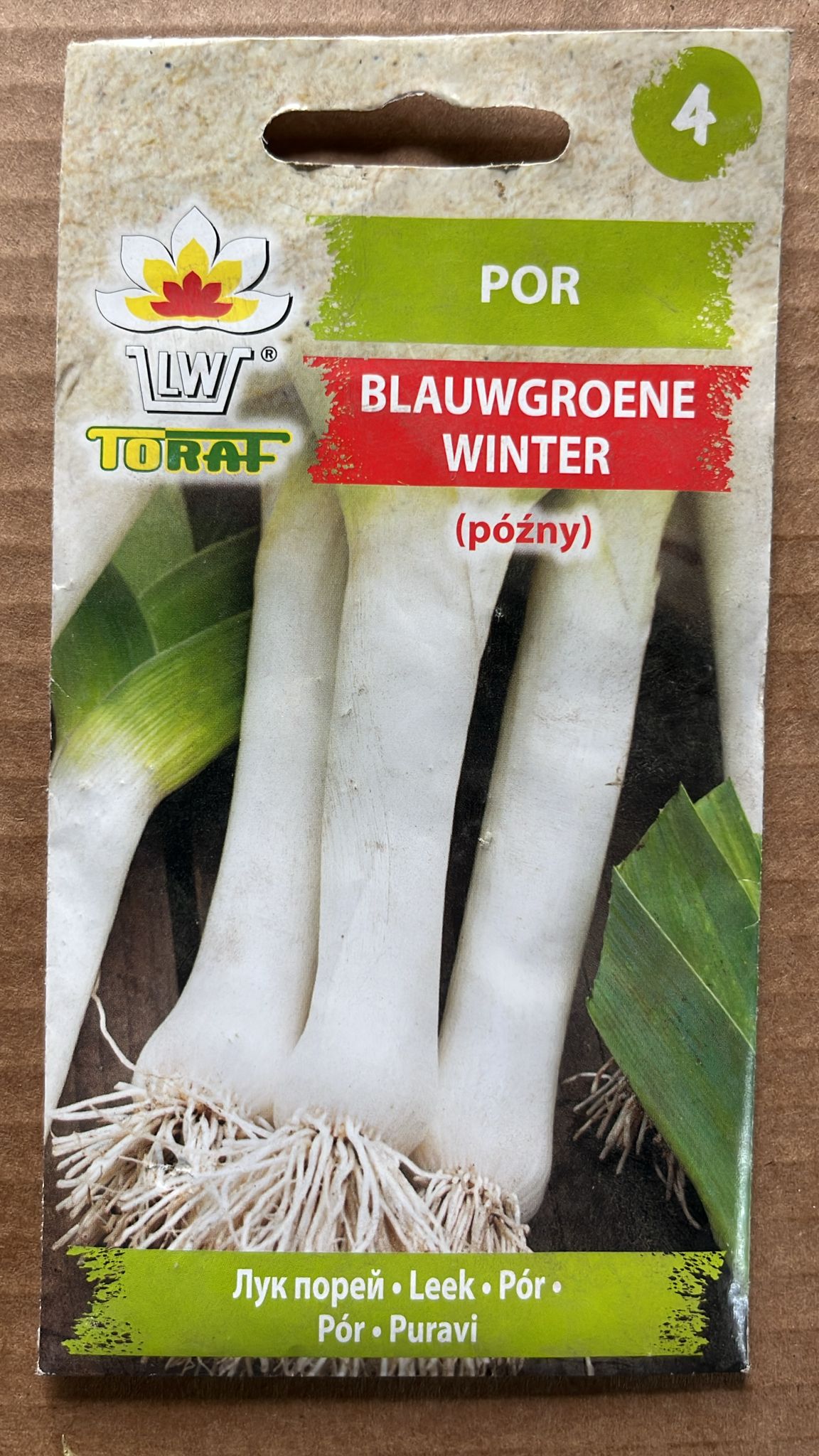 Semințe de praz BLAUWGRÖENE Winter, 1 g, Toraf
