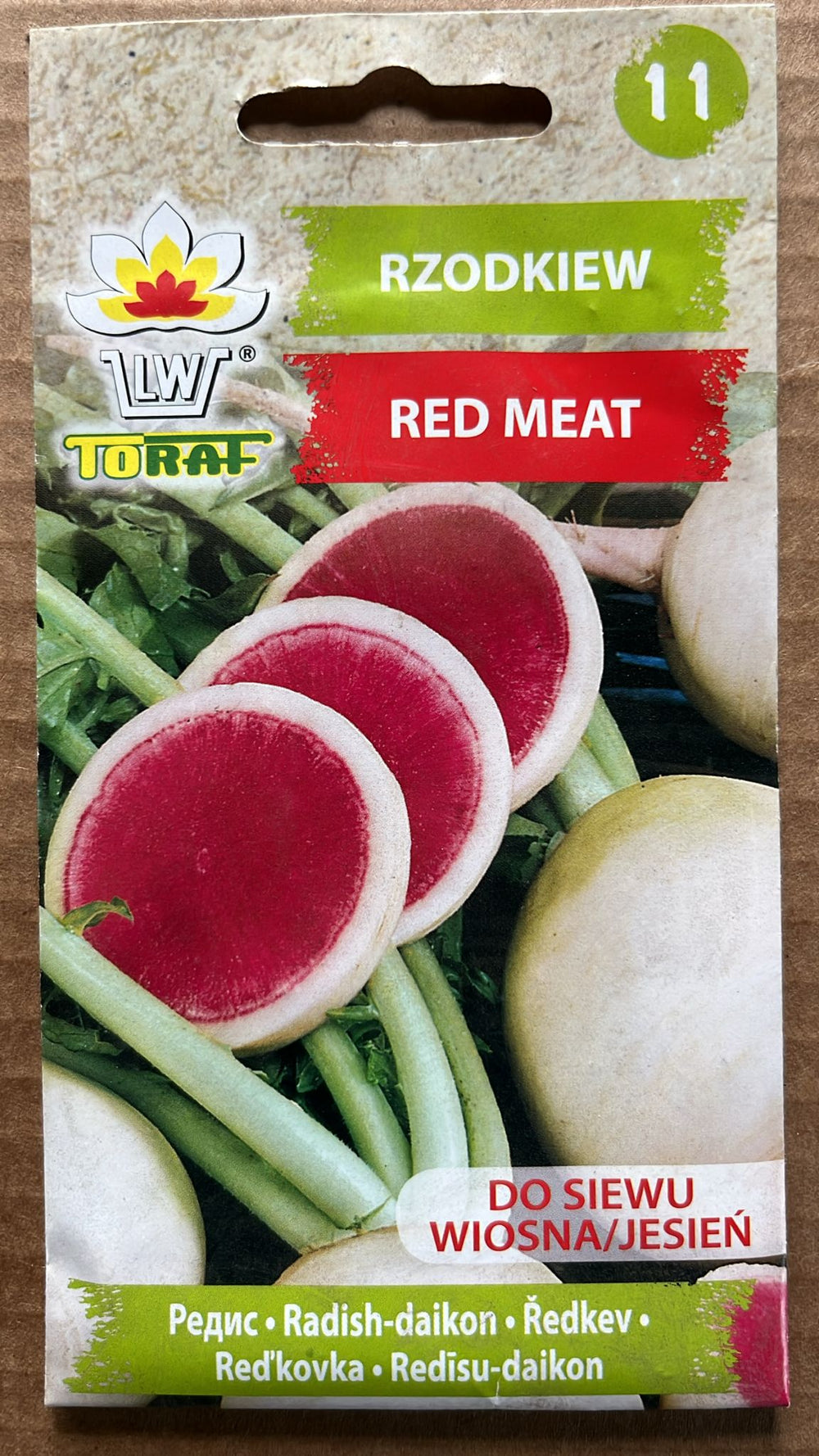 Semințe de ridichi RED MEAT, 1 g, Toraf