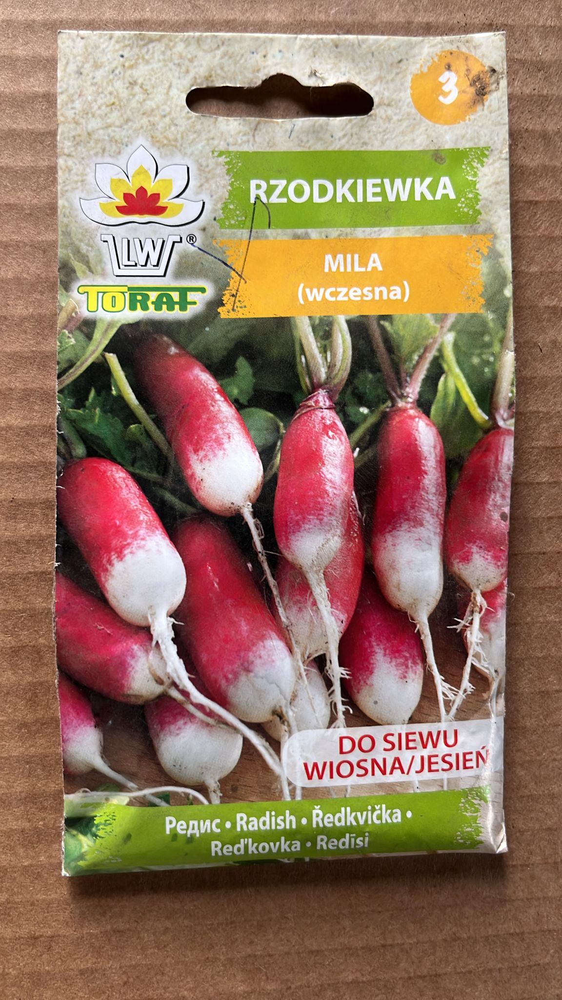 Semințe de ridichi MILA, 10 g, Toraf