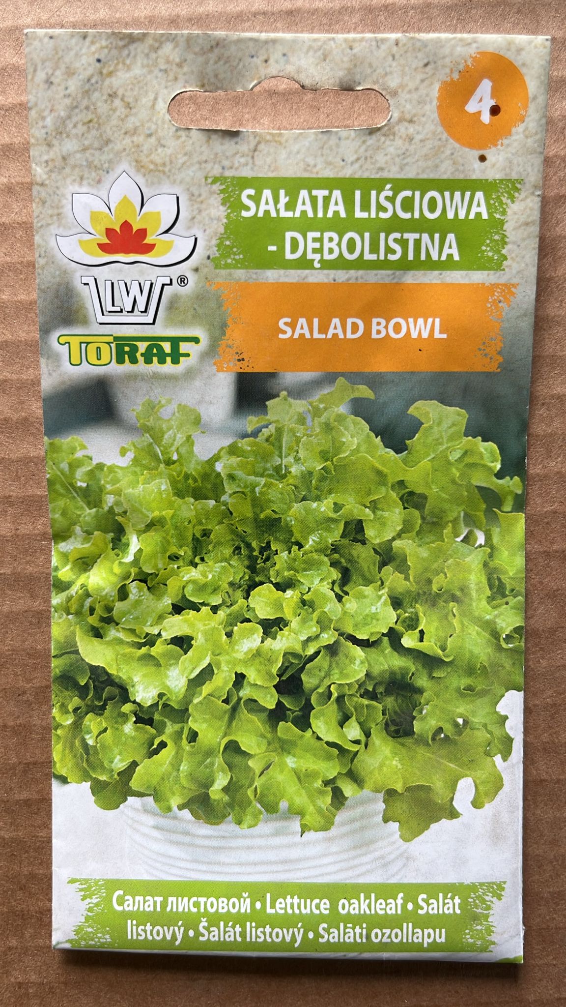 Semințe de salată SALAD BOWL, 1g, Toraf