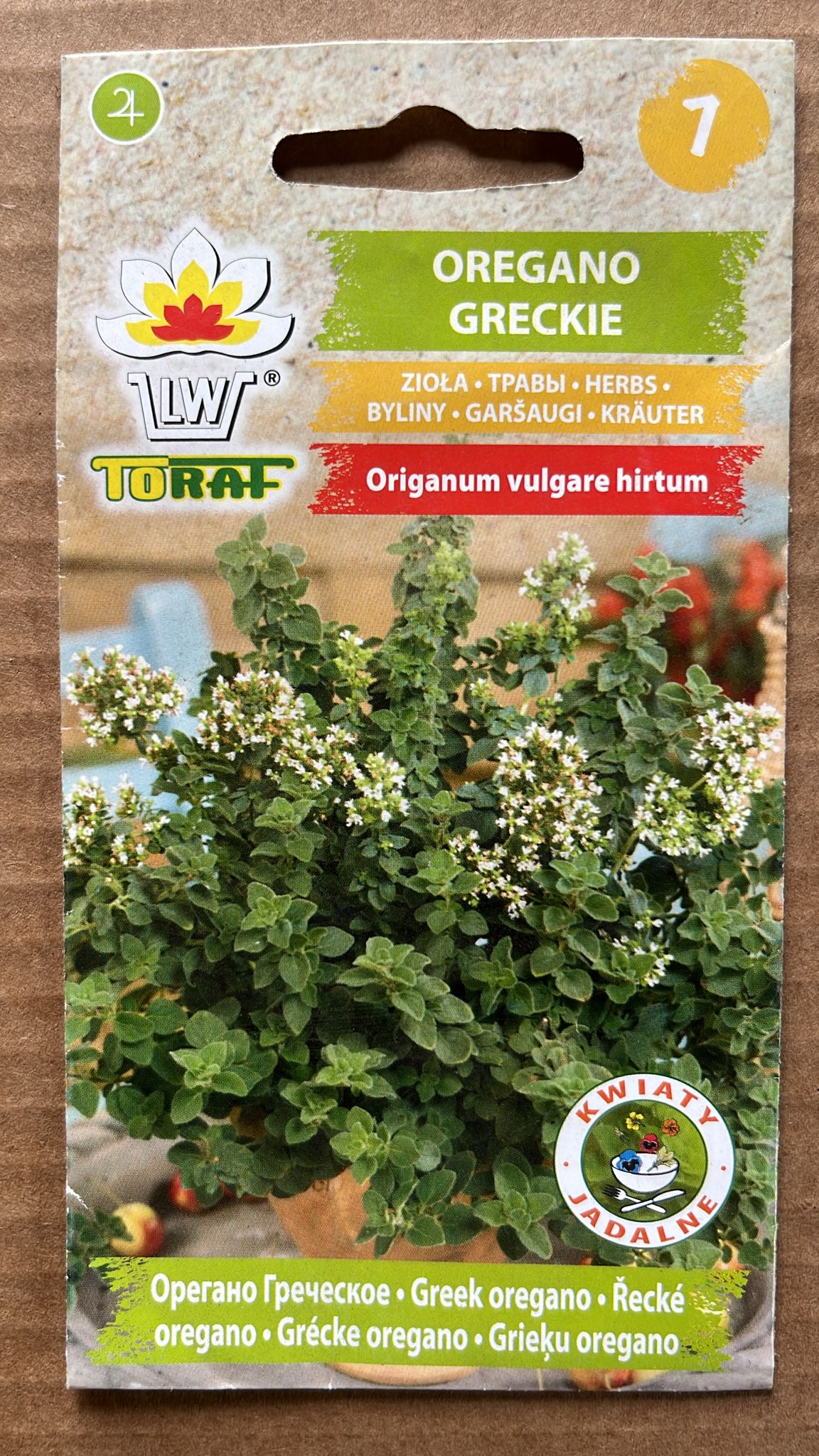 Semințe de oregano, 0,5g, Toraf
