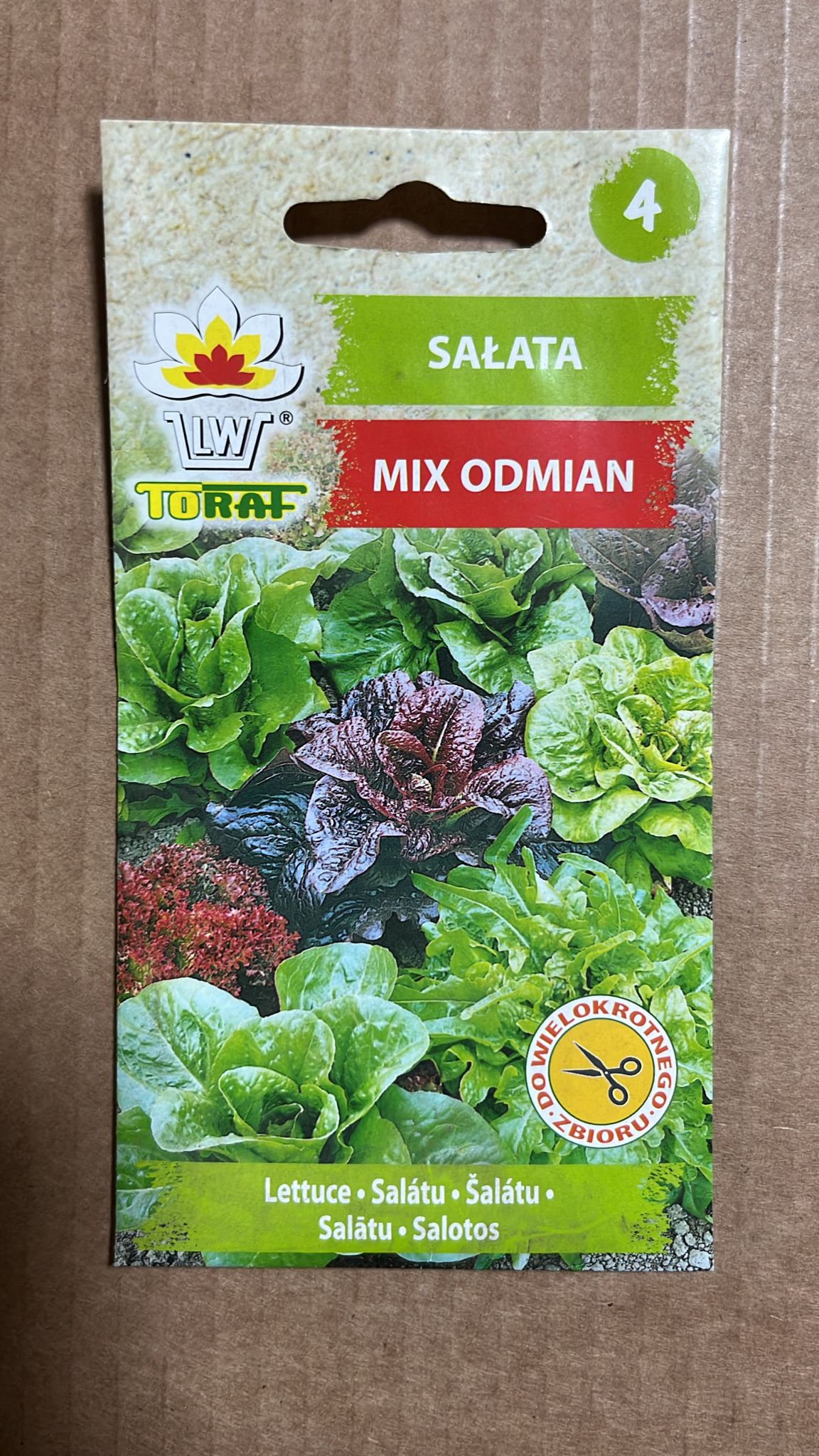 Semințe de salată MIX ODMIAN, 1g, Toraf