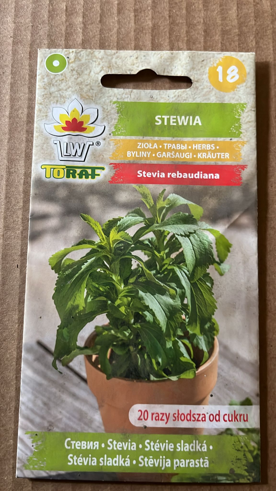 Semințe Stevia Rebaudiana, 10 mg, Toraf