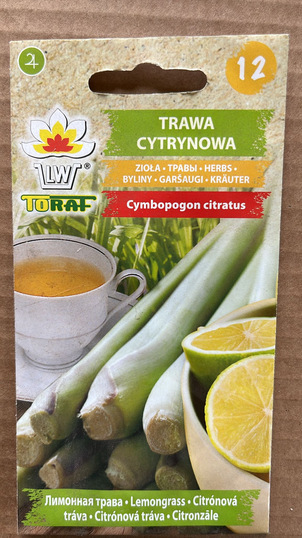 Semințe de lemongrass, 0,1g, Toraf