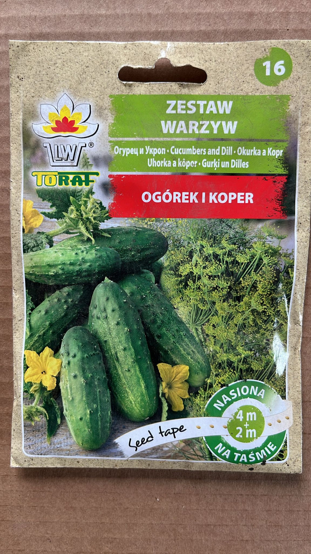 Semințe Ogórek 1 Koperta, Toraf