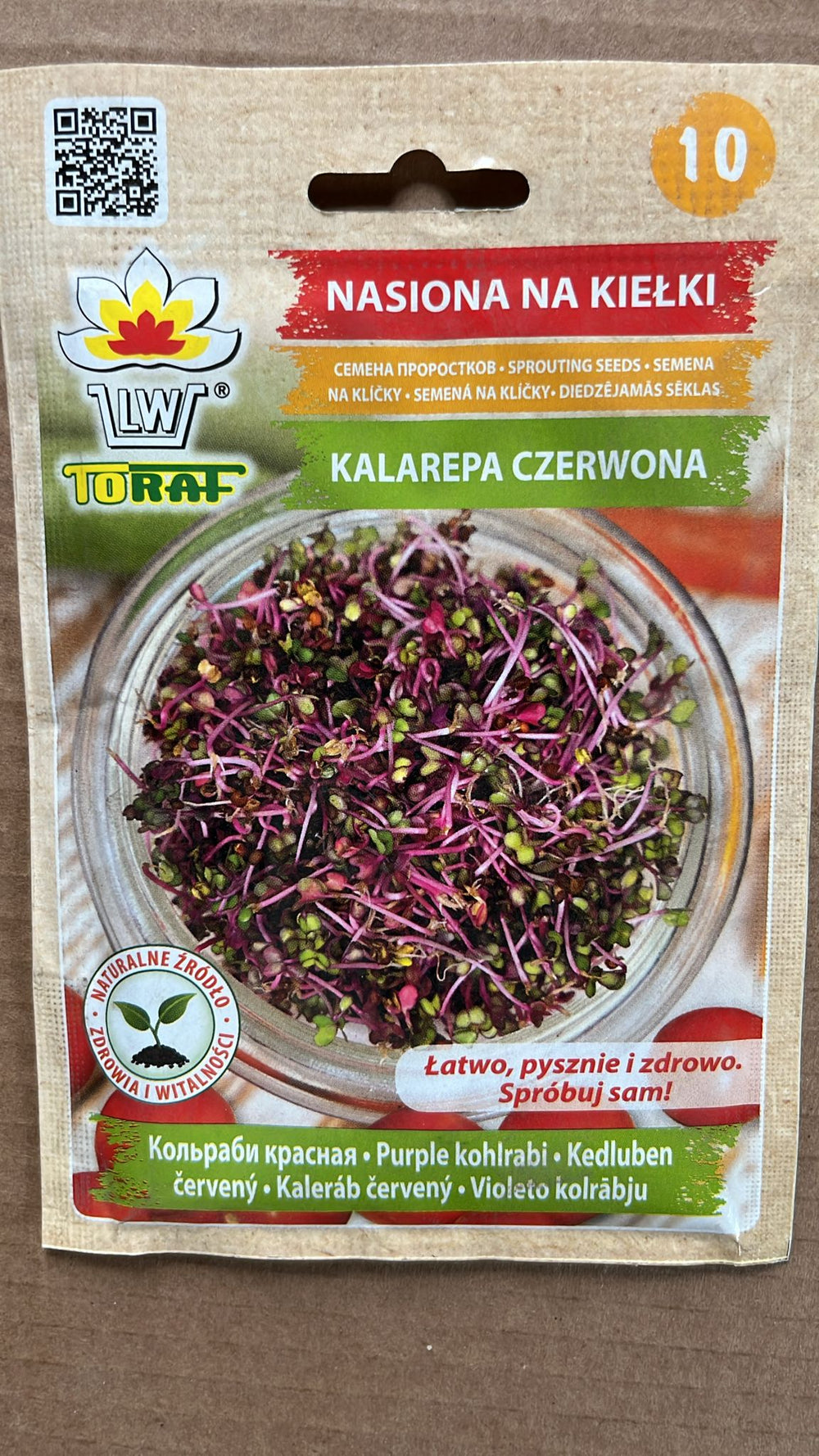 Semințe pentru germeni de gulie CZERWONA, 10g, Toraf