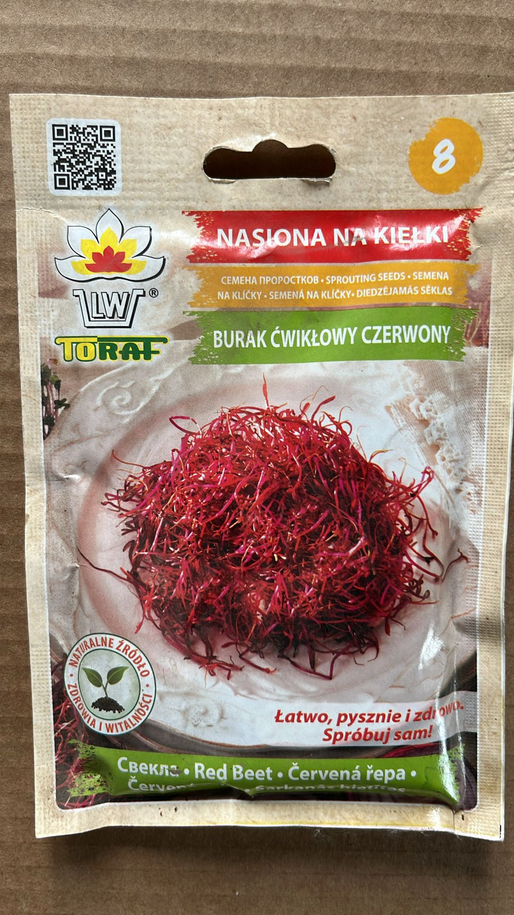 Semințe de sfeclă ĆWIKŁOWY CZERWONY, 10g, Toraf
