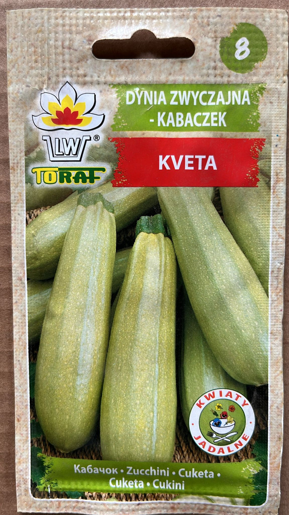 Semințe Zucchini Kveta, 3g, Toraf