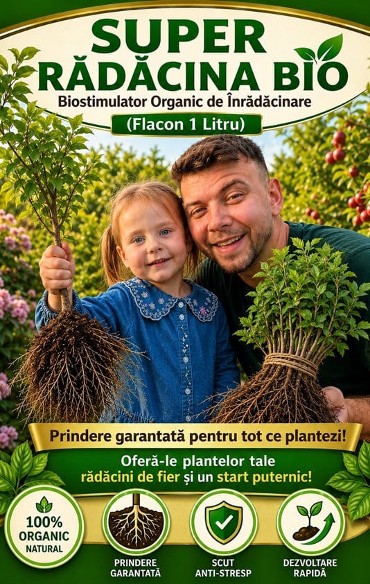 Biostimulator Înrădăcinare Super Rădăcina Bio, 1L