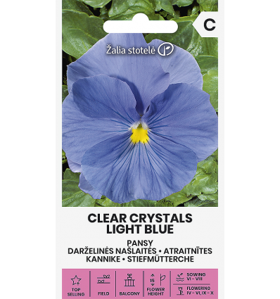 Panseluțe Clear Crystals Light Blue